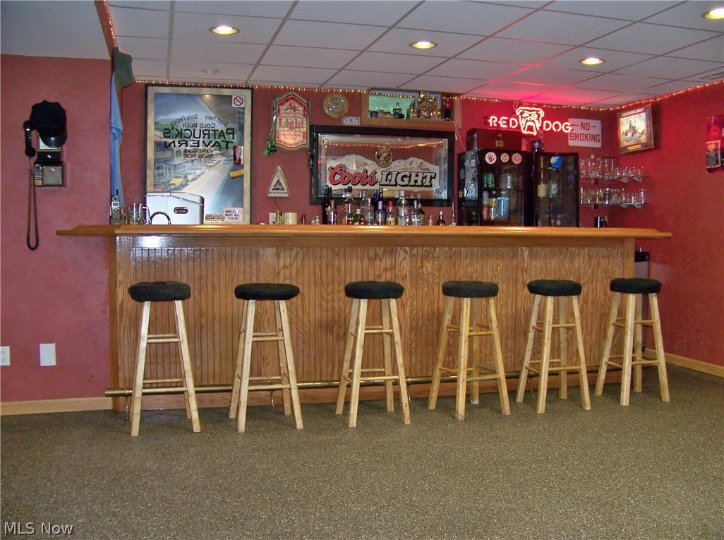 625 Wall Road Wadsworth, OH 44281 - Photo 20 of 29 Lower level rec room - wet bar