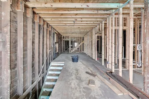 a view of an entryway with staircase