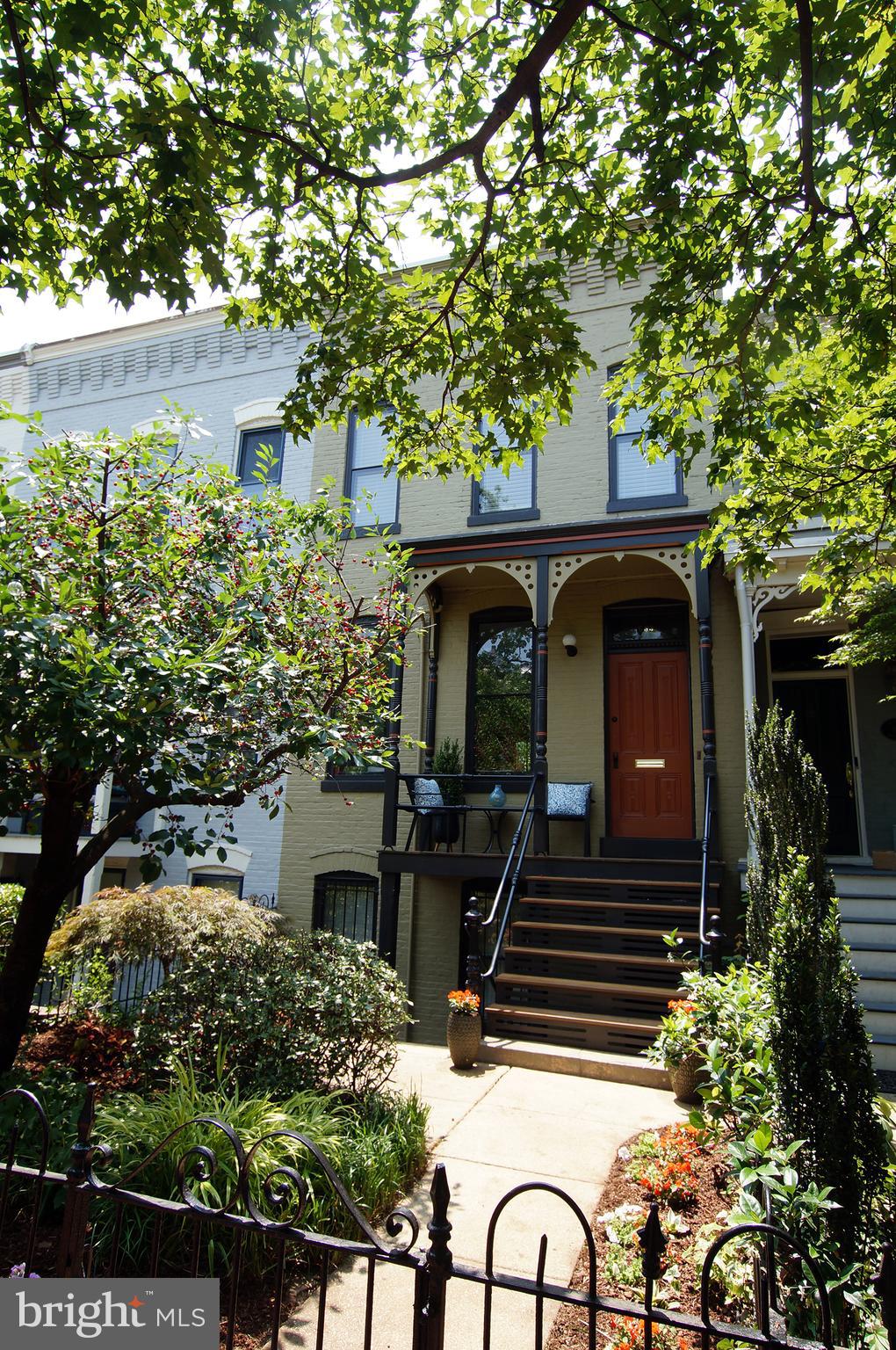 Gorgeous porch front in garden setting