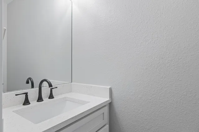 a close view of sink and tap