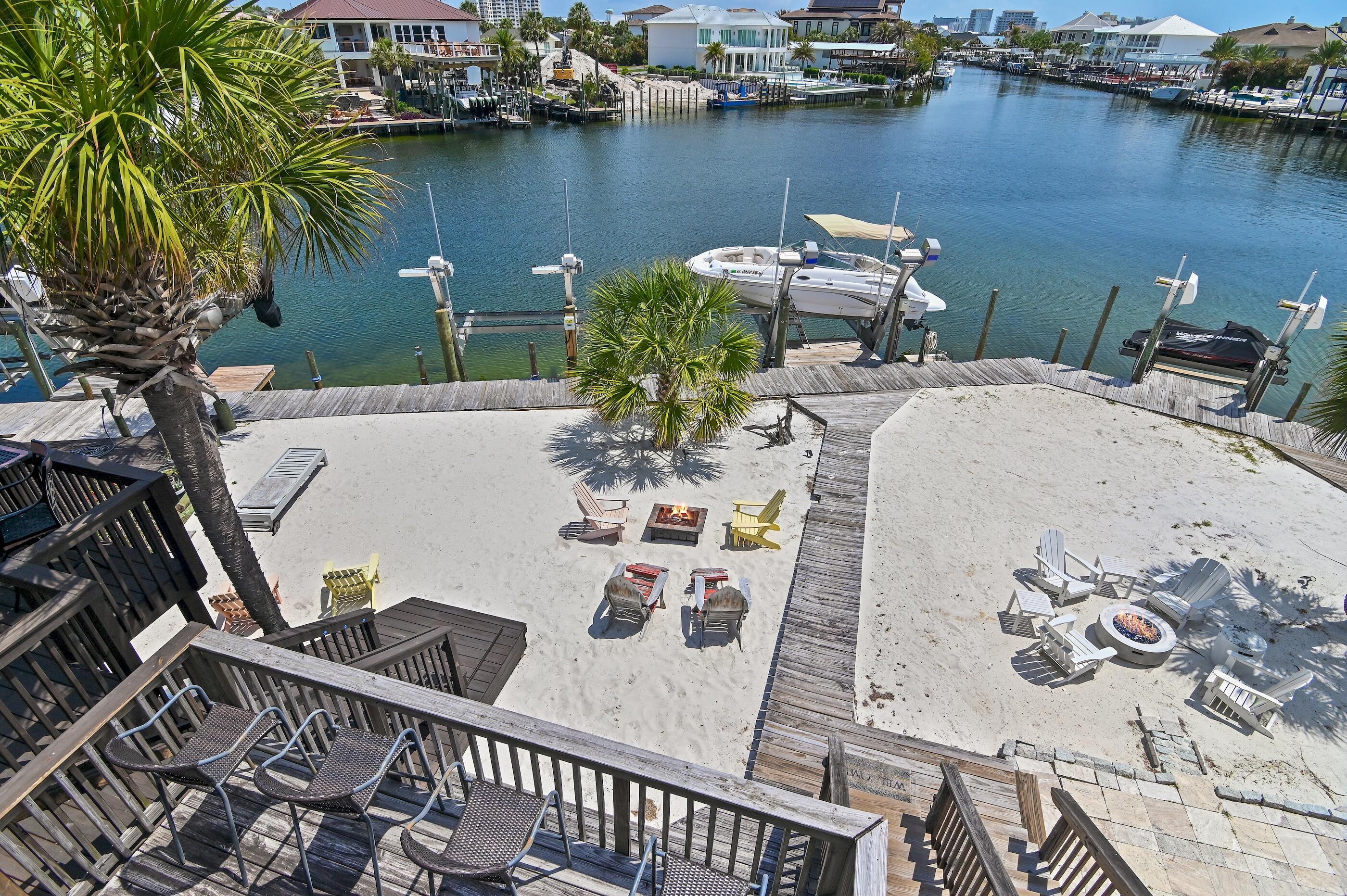 169 Durango Road Destin, FL 32541 - Photo 34 of 39 a terrace of a house with outdoor seating