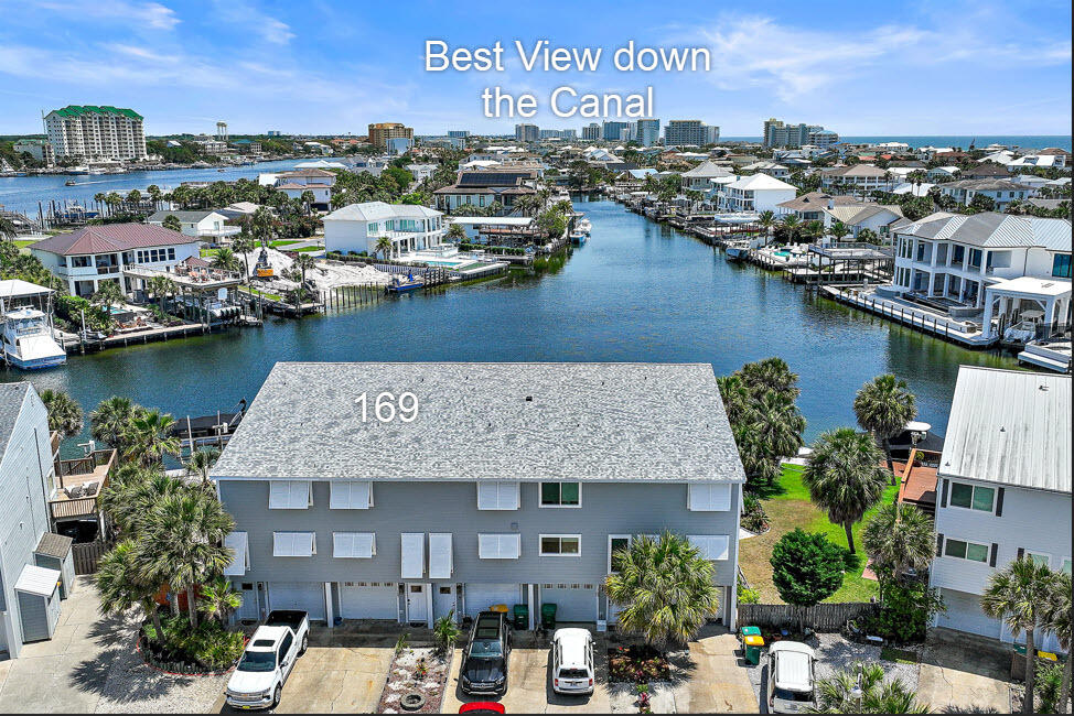 169 Durango Road Destin, FL 32541 - Photo 39 of 39 an aerial view of a house with a lake view