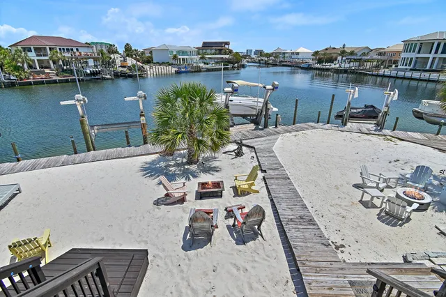 a view of a terrace with furniture
