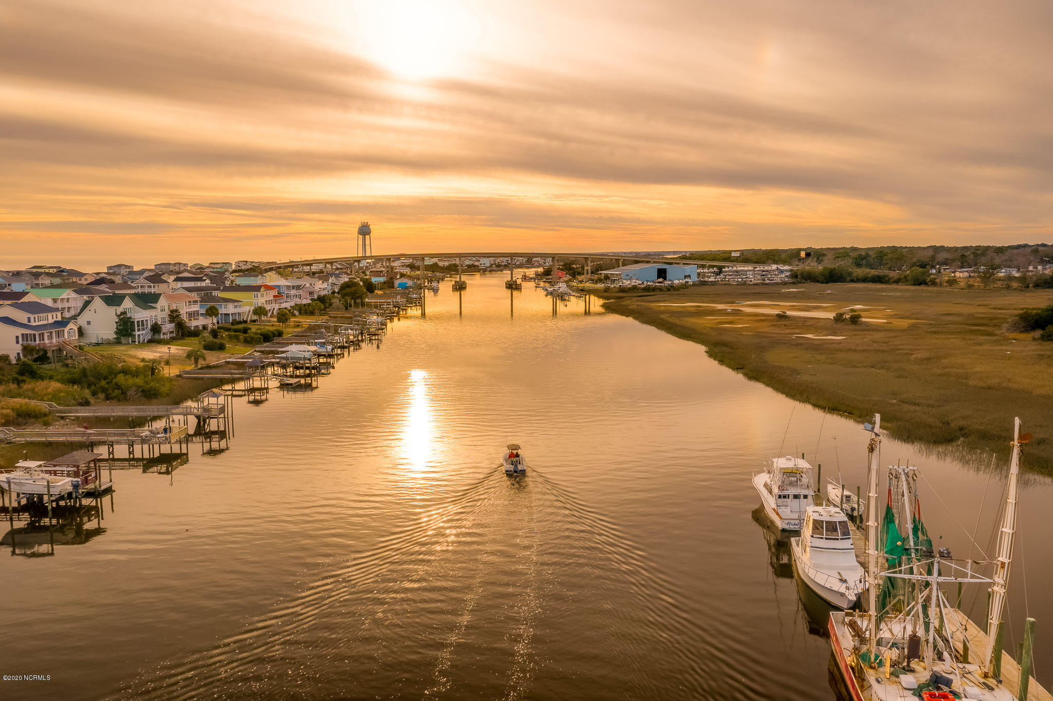 0 Kirby Road Southwest Supply, NC 28462 - Photo 16 of 17 ICW Sunset, Supply NC