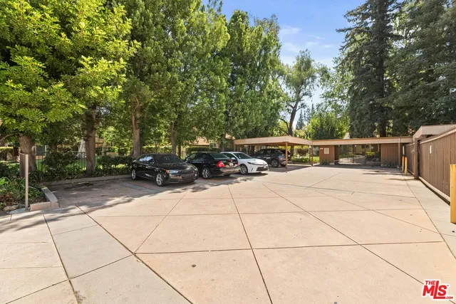 a view of outdoor space with seating