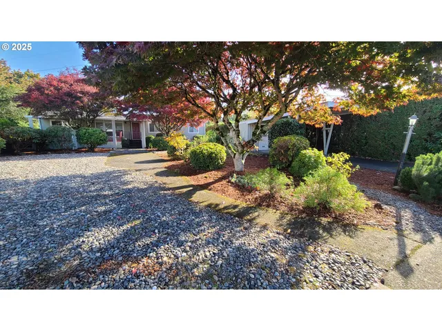 a living room with furniture and a kitchen