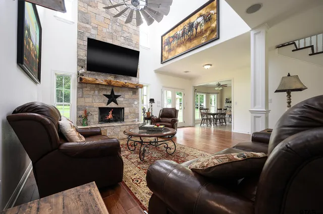 a bedroom with a bed and a closet