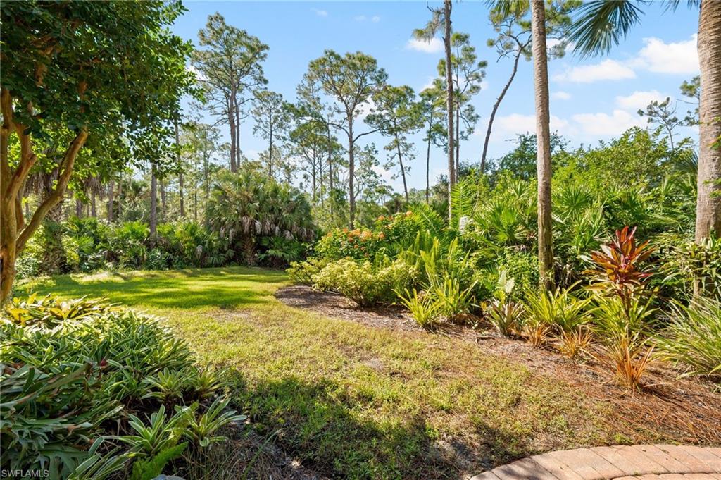 2886 Castillo Court, Unit 101 Naples, FL 34109 - Photo 28 of 45 a view of a yard with plants