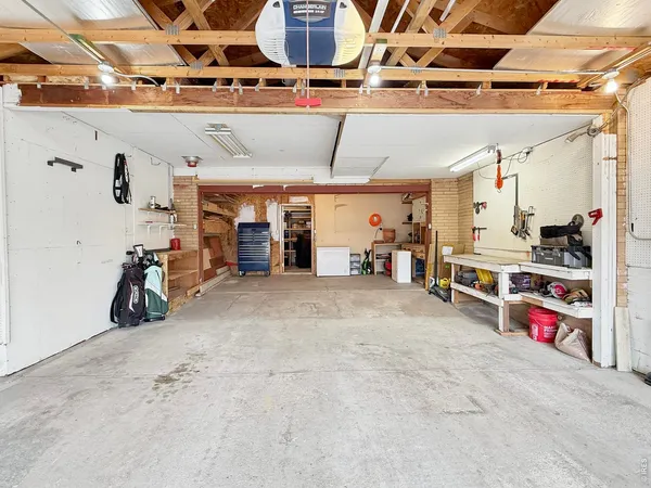 a view of storage and utility room
