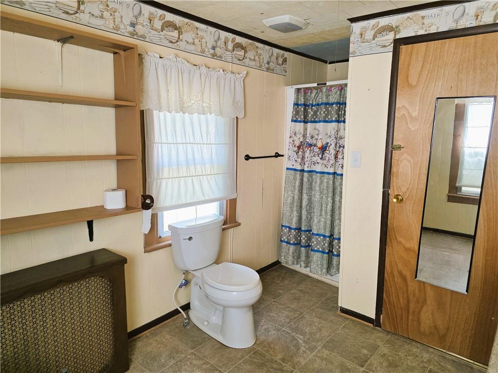 121 North Main Street Cherry Tree, PA 15724 - Photo 12 of 32 a bathroom with a toilet and a shower