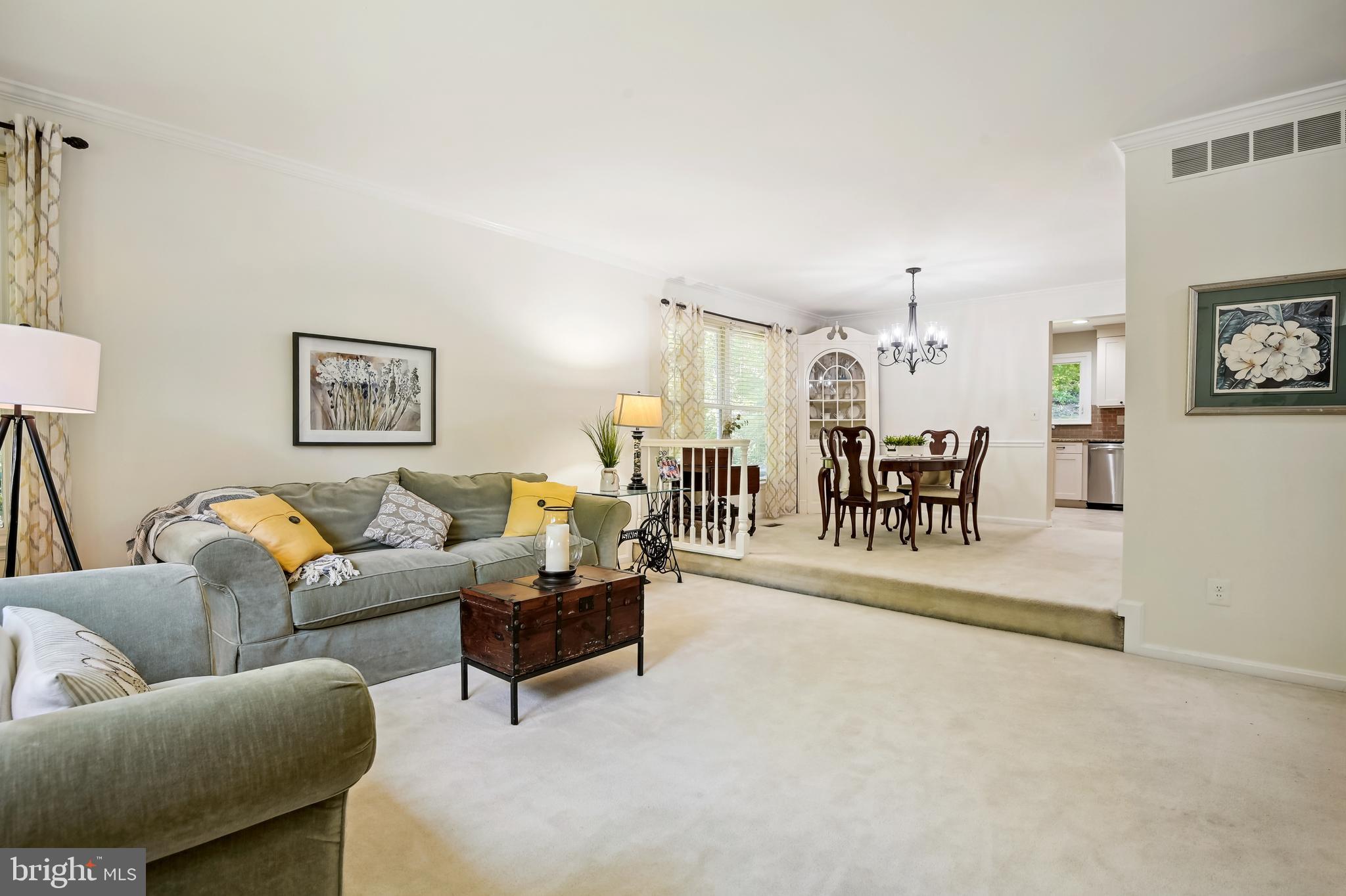 295 Locust Ridge Lane Arnold, MD 21012 - Photo 3 of 56 Sunken Living Rm & adjacent Dining Rm off Foyer