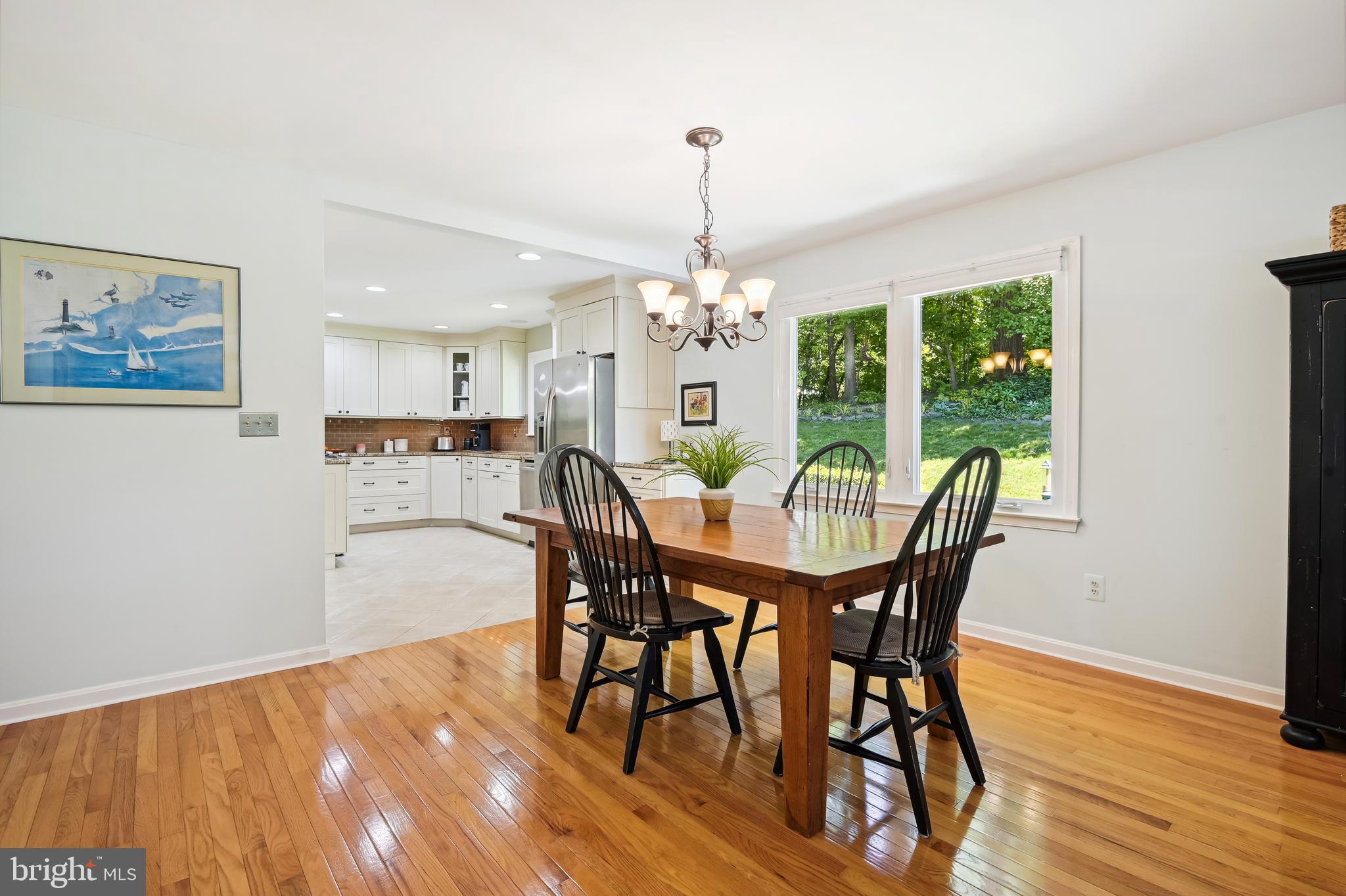 295 Locust Ridge Lane Arnold, MD 21012 - Photo 5 of 56 Breakfast "Room" off Kitchen has Wood Flooring