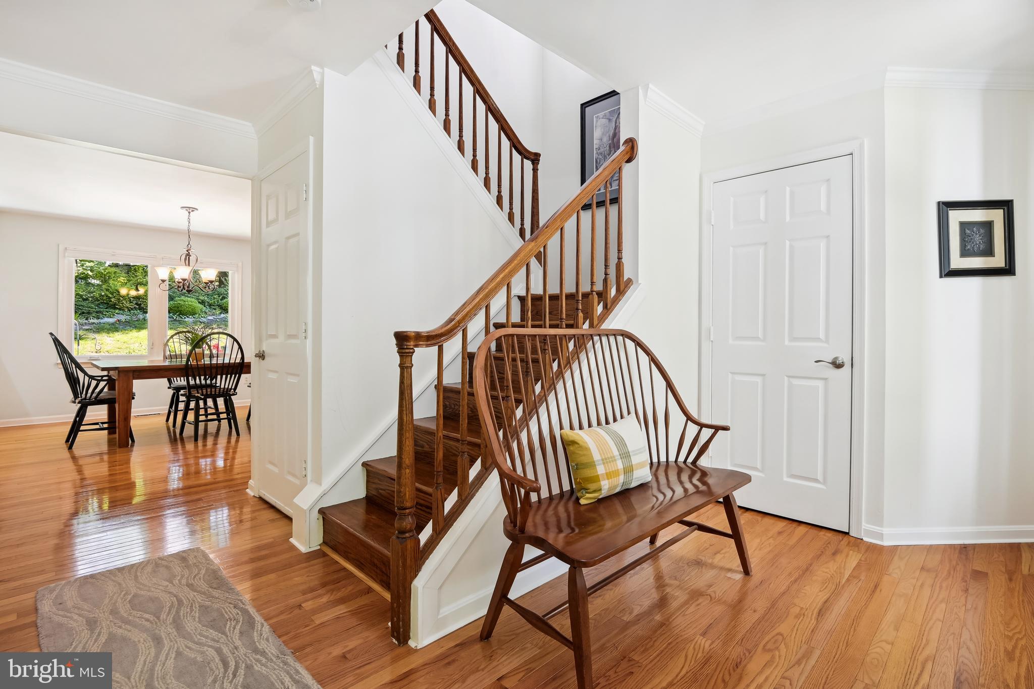 295 Locust Ridge Lane Arnold, MD 21012 - Photo 9 of 56 Entry Foyer w/Coat Closet & Stairs to Bedroom Lev.