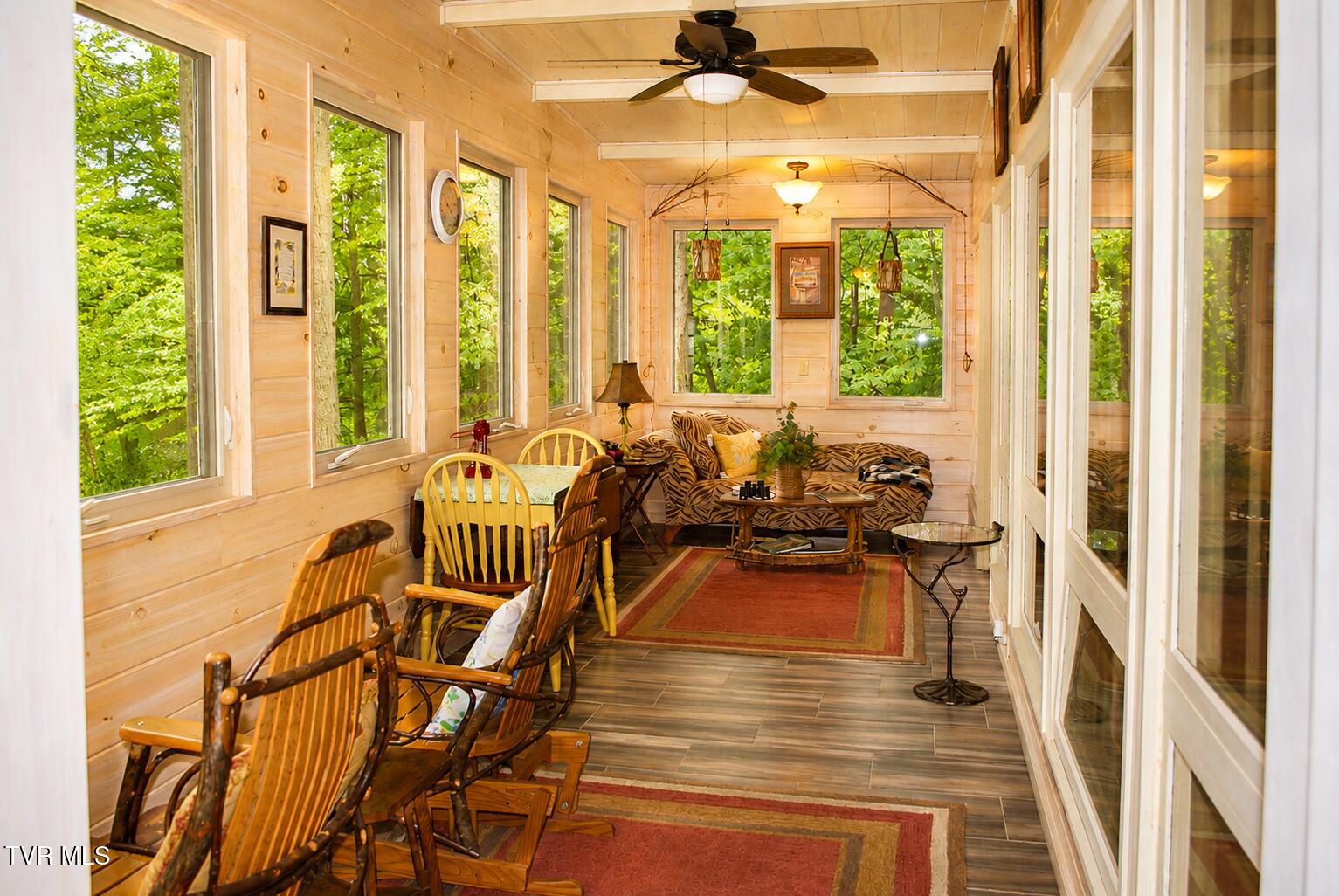 282 Ripshin Lake Road Roan Mountain, TN 37687 - Photo 47 of 72 Sunroom