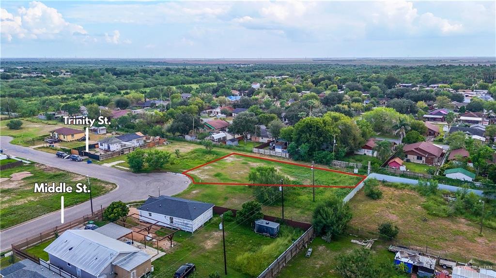 917 Trinity Street Alamo, TX 78516 - Photo 6 of 6 an aerial view of residential houses with outdoor space and trees
