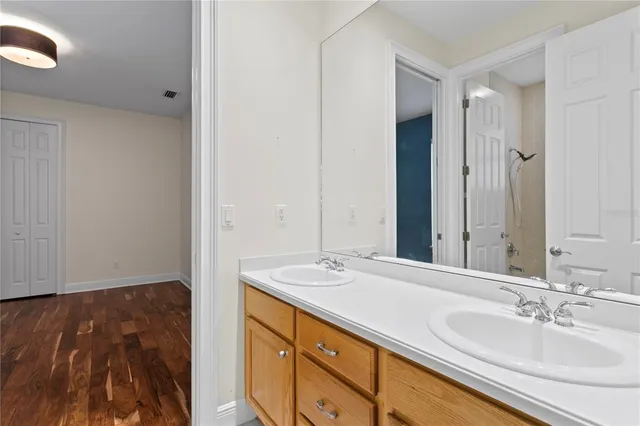 a view of outdoor space with garden