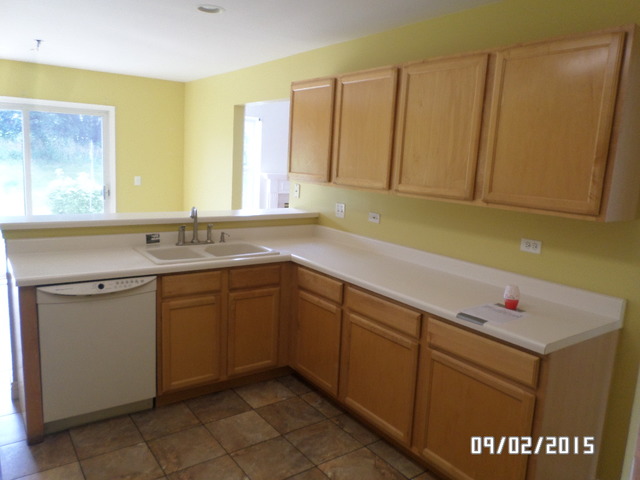 555 Willow Way Lindenhurst, IL 60046 - Photo 5 of 12 a kitchen with a sink and cabinets