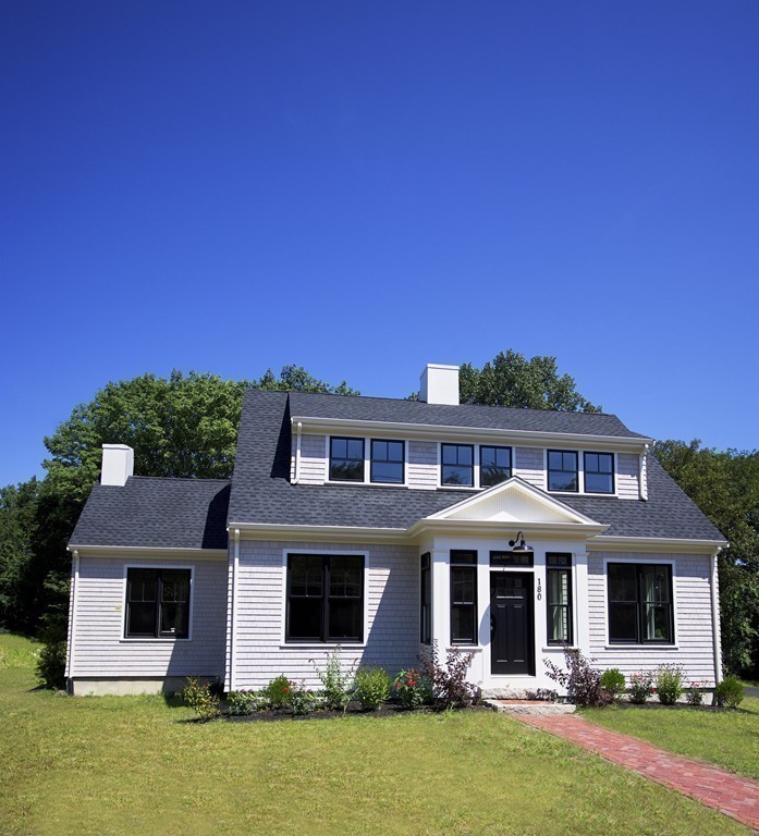 180 First Parish Road Scituate, MA 02066 - Photo 3 of 26 front view of a house with a yard
