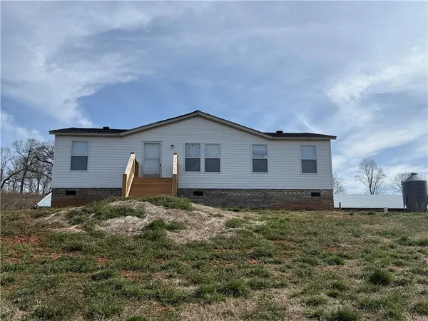 a backyard of a house