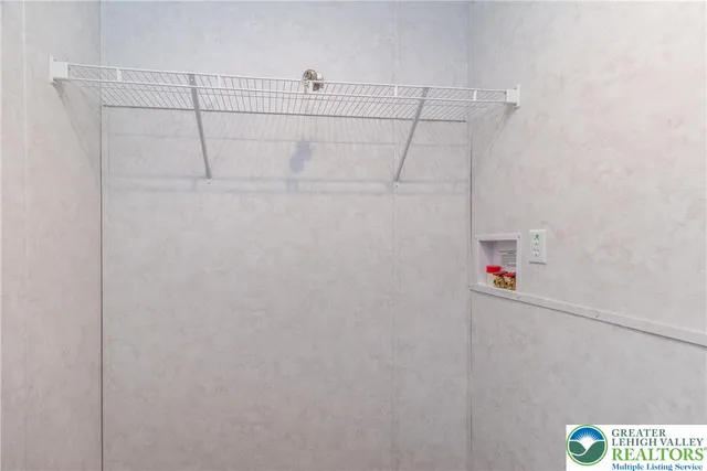 a close up of a shower