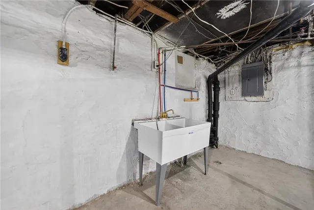 a view of under construction room and staircase