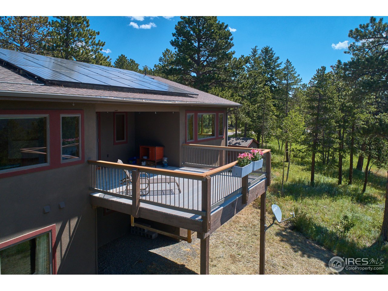 1580 Ridge Road Nederland, CO 80466 - Photo 15 of 31 Upstairs Sheltered Deck