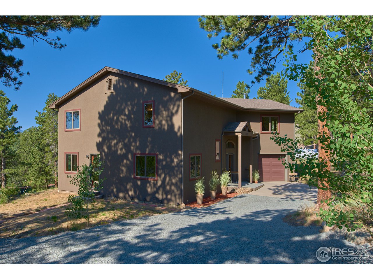 1580 Ridge Road Nederland, CO 80466 - Photo 2 of 31 Level Gravel Driveway Off Paved Ridge Rd