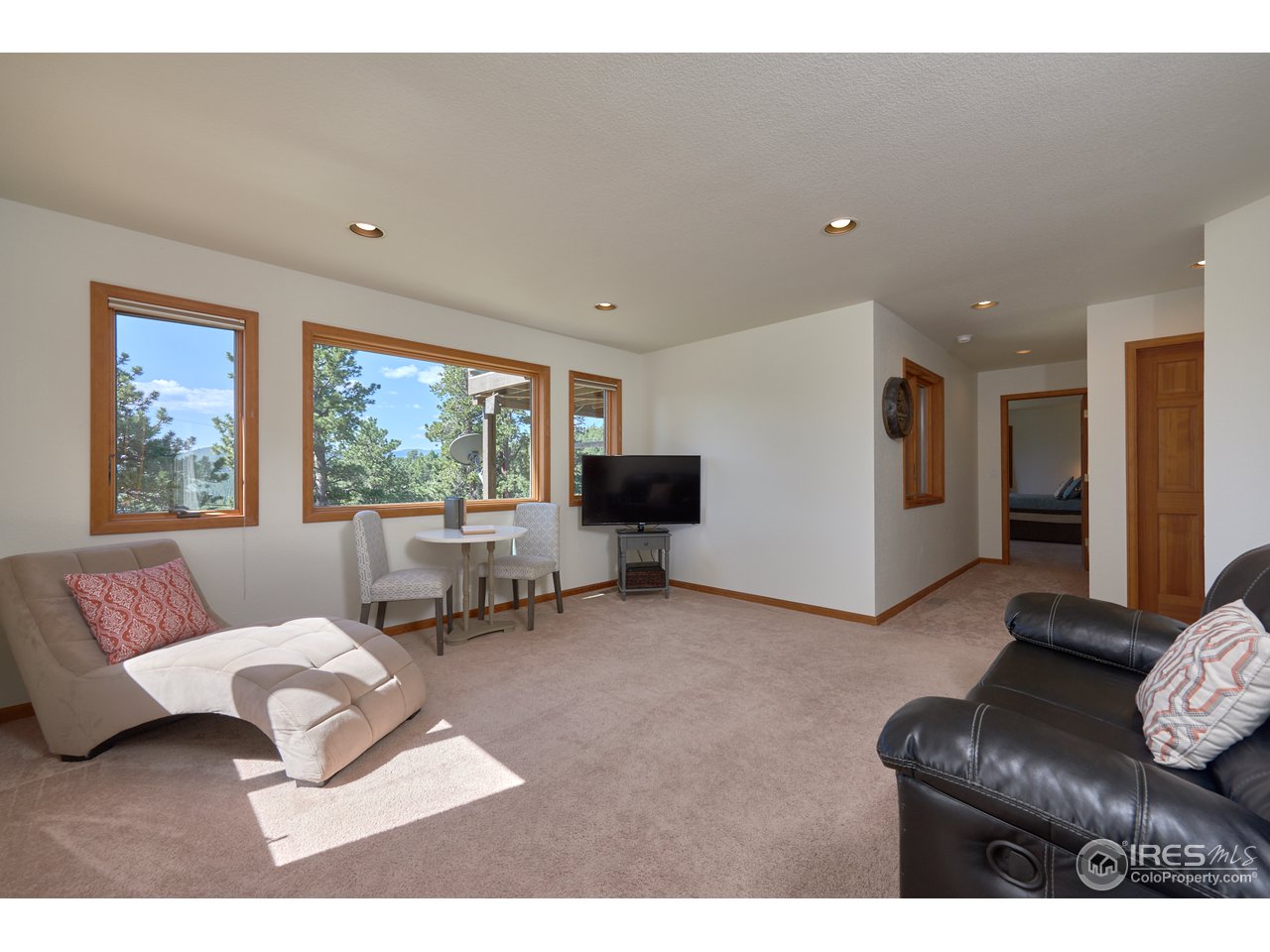 1580 Ridge Road Nederland, CO 80466 - Photo 24 of 31 Downstairs Family Room to Bedroom