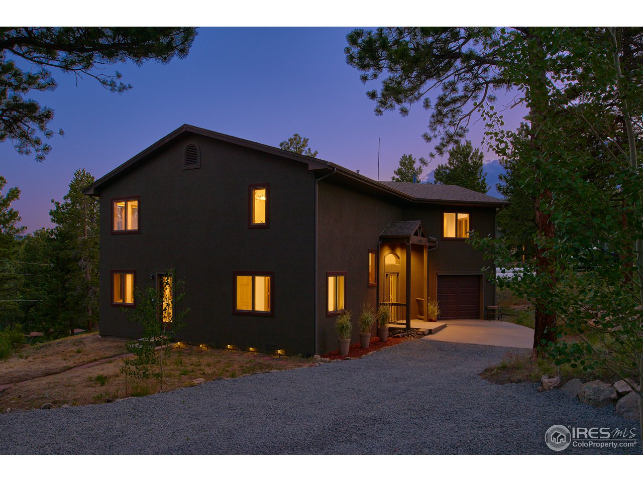 1580 Ridge Road Nederland, CO 80466 - Photo 3 of 31 Twilight at 1580 Ridge