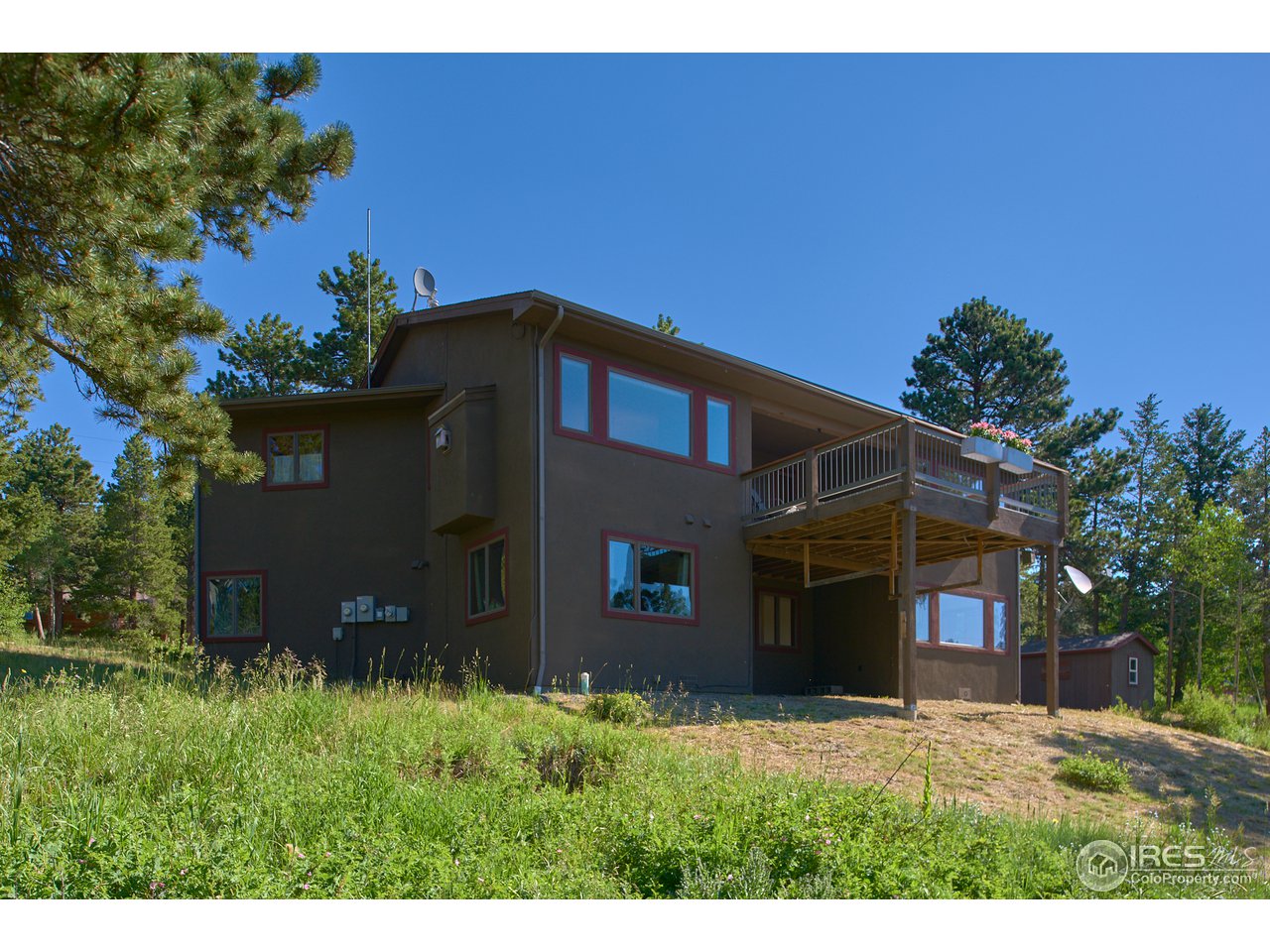 1580 Ridge Road Nederland, CO 80466 - Photo 5 of 31 Living Spaces Oriented to Back of Home
