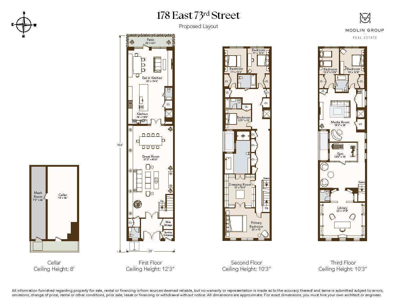 178 East 73rd Street Manhattan, NY 10021 - Photo 15 of 16 a picture of a floor plan