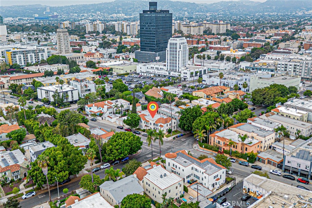 5355 West 8th Street Los Angeles, CA 90036 - Photo 4 of 32 an aerial view of city