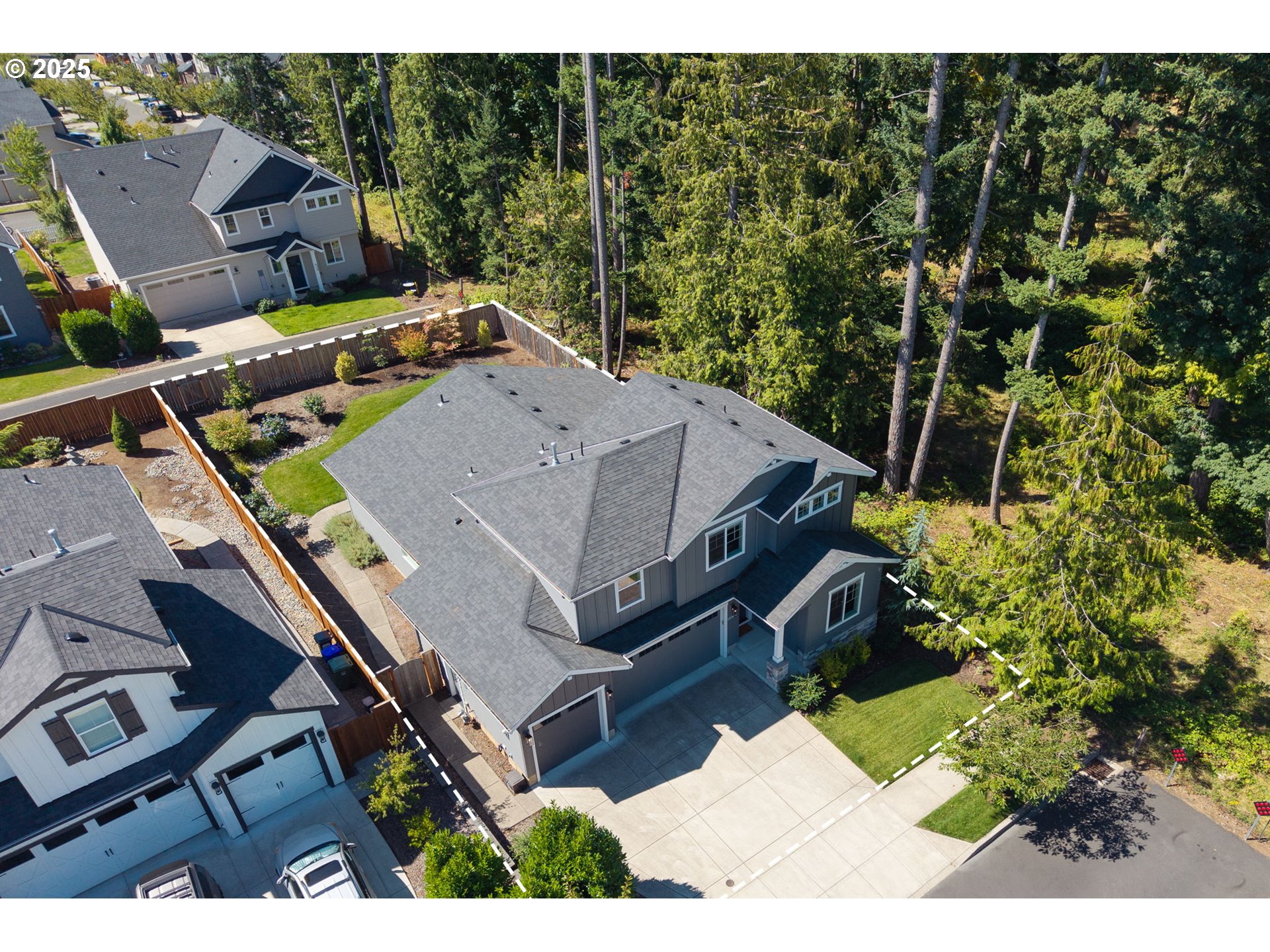 36904 Salmonberry Avenue Sandy, OR 97055 - Photo 33 of 44 an aerial view of a house with a yard