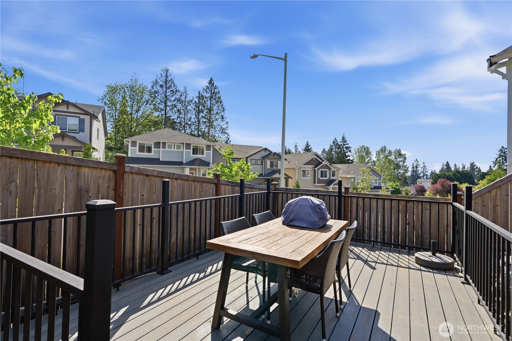 19432 9th Avenue Southeast Bothell, WA 98012 - Photo 31 of 33 a view of a balcony with wooden floor