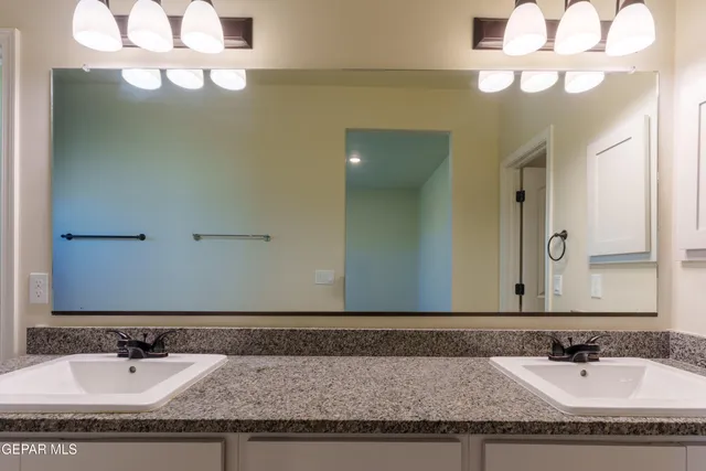 an outdoor space with seating