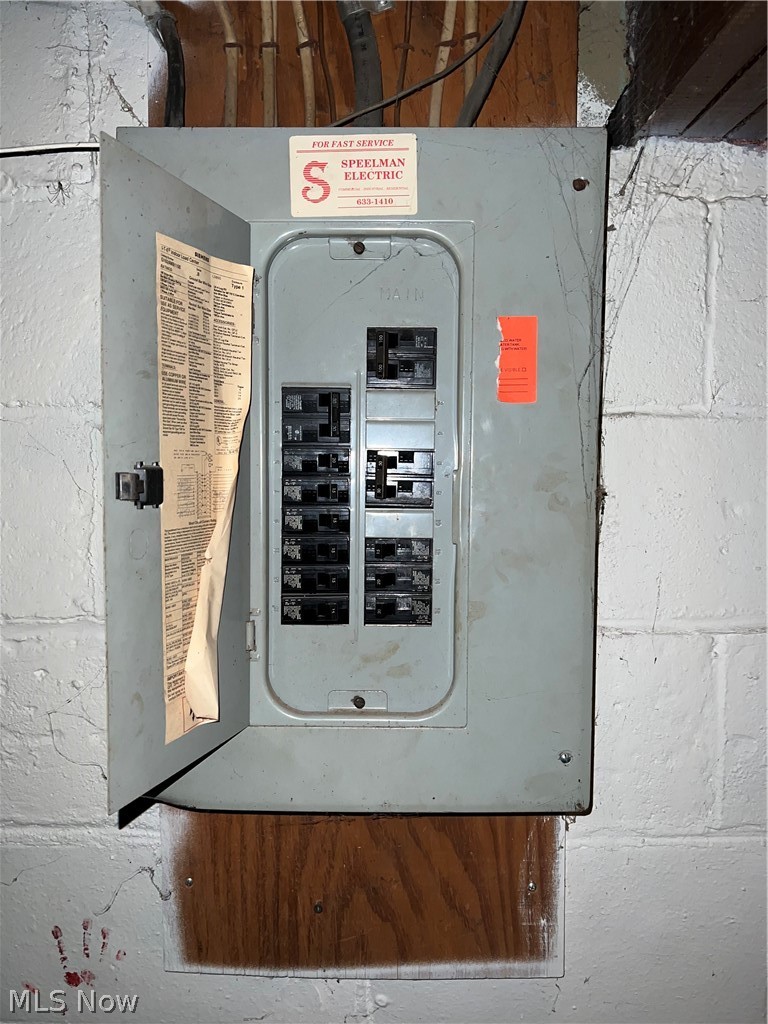 847 Carpenter Street Akron, OH 44310 - Photo 15 of 31 Basement electrical panel