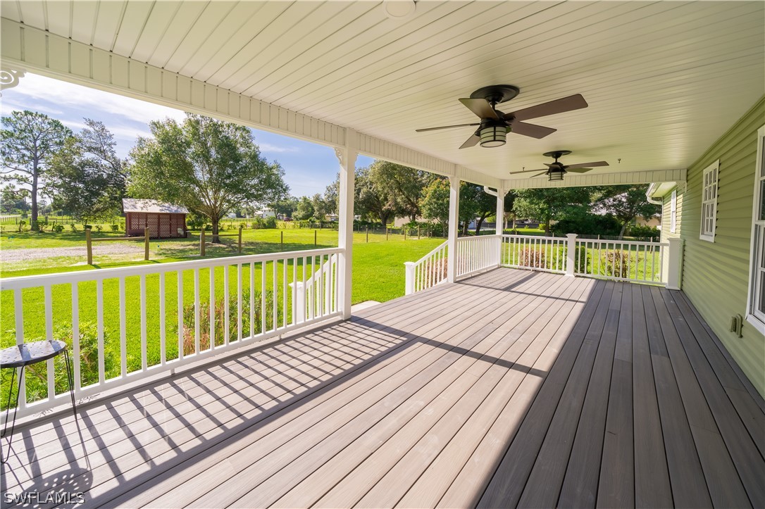 21510 North River Road Alva, FL 33920 - Photo 20 of 35 a view of a balcony with wooden floor