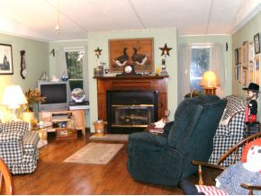 248 Scott Street Butler, TN 37640 - Photo 3 of 11 Living Room with Fireplace