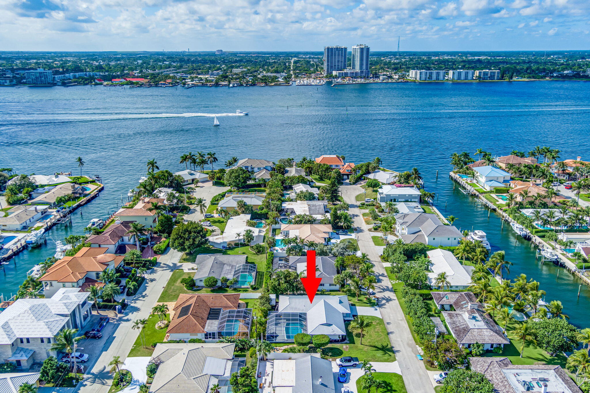 1081 Bimini Lane Singer Island, FL 33404 - Photo 33 of 39 aerial view of intracoastal