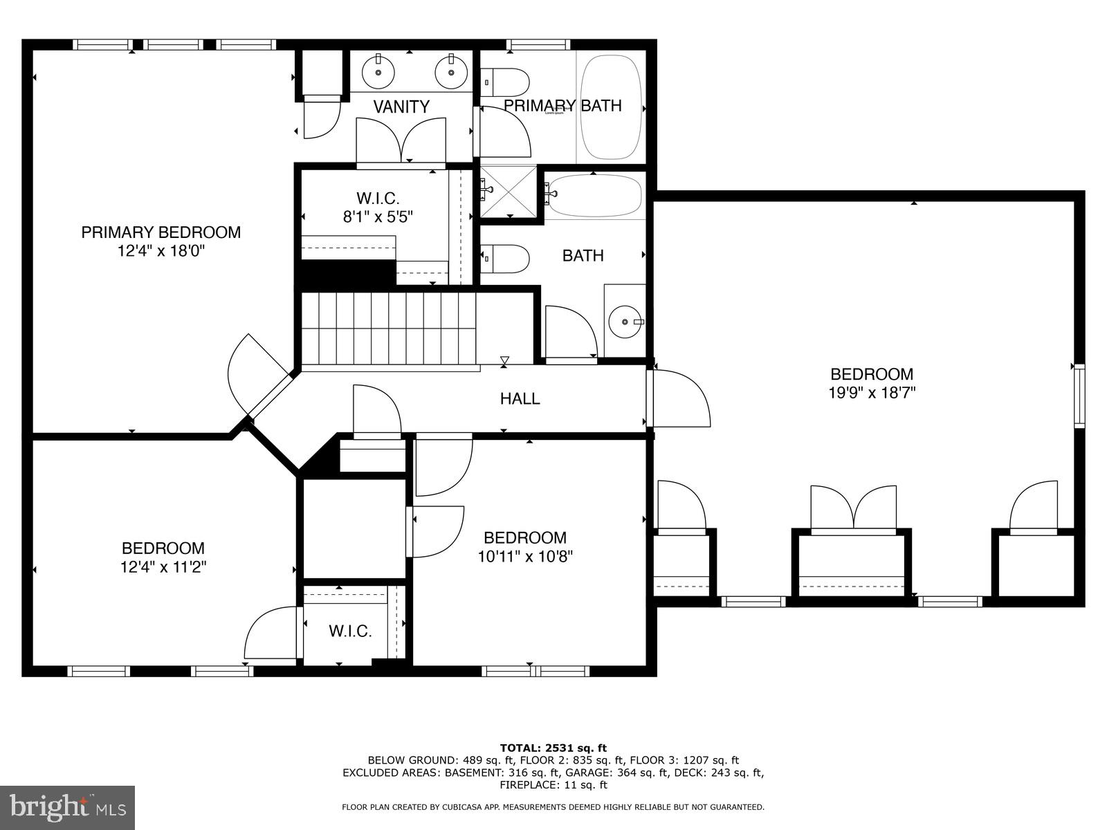 1318 Wheaton Lane Silver Spring, MD 20902 - Photo 45 of 46 Floor plan - 3rd floor