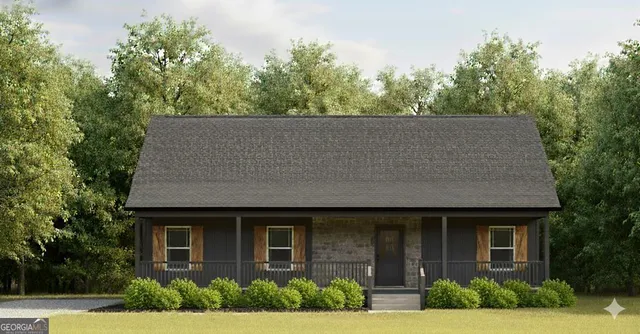 a house view with a outdoor space