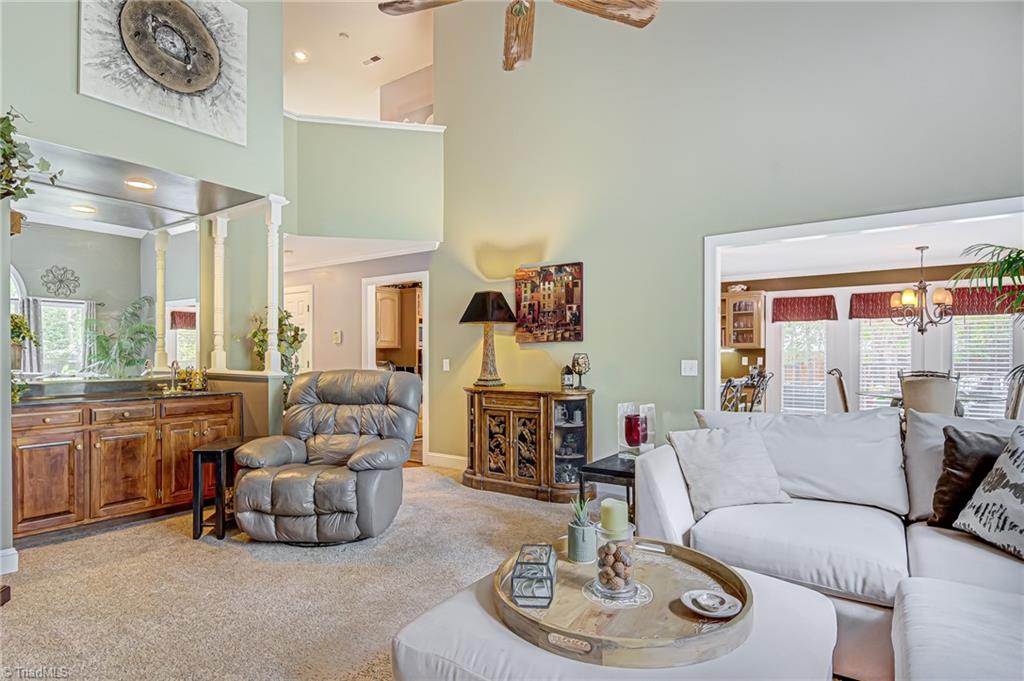 4472 Kendale Road High Point, NC 27265 - Photo 15 of 36 Den also boasts wet bar and overlook from the upstairs loft.
