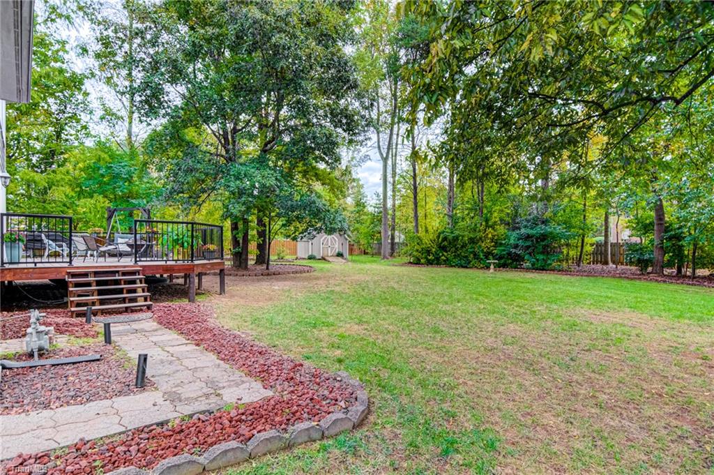 4472 Kendale Road High Point, NC 27265 - Photo 33 of 36 Additional view of large backyard.