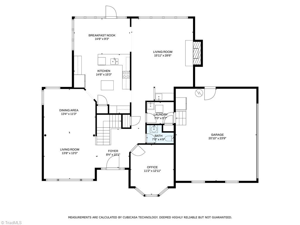 4472 Kendale Road High Point, NC 27265 - Photo 35 of 36 4472 Kendale Road - Main Floor Plan