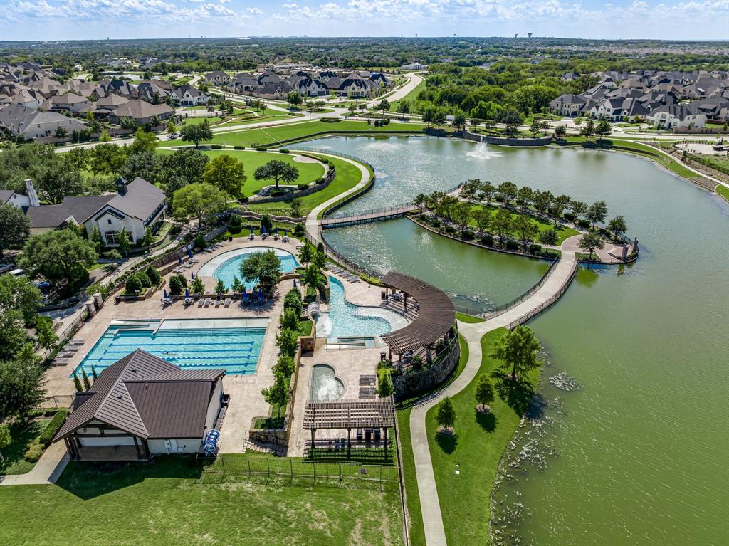 3341 Man O War Road Celina, TX 75009 - Photo 39 of 40 an aerial view of a house with lake view