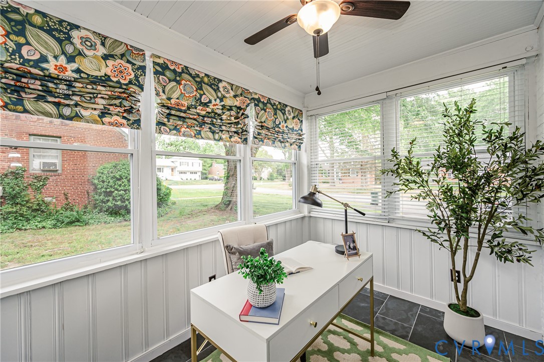 1312 Santa Rosa Road Henrico, VA 23229 - Photo 17 of 54 Sunroom featuring large windows, beadboard panelin
