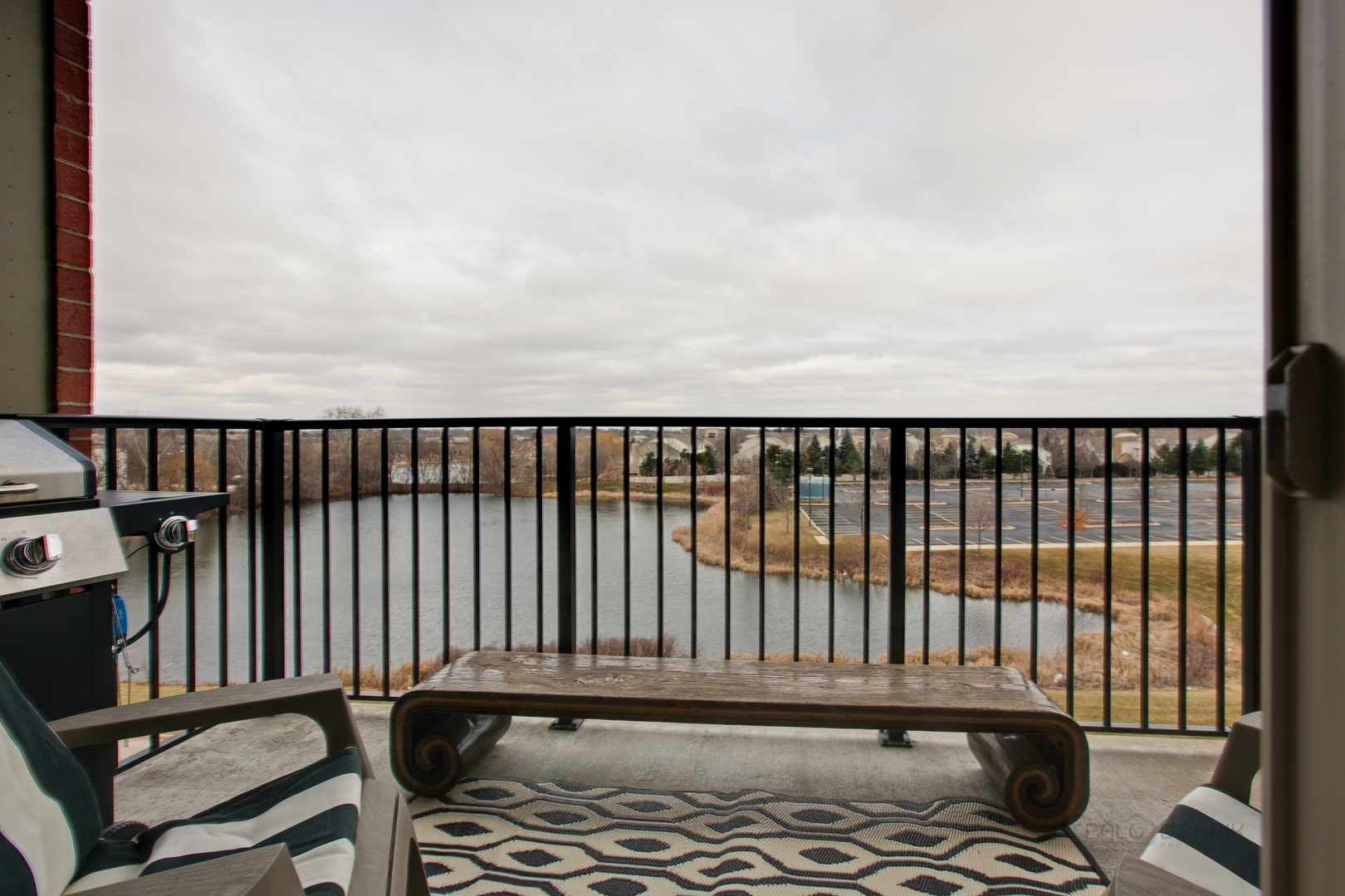 1199 East Port Clinton Road, Unit 405 Vernon Hills, IL 60061 - Photo 23 of 29 a view of a black gate