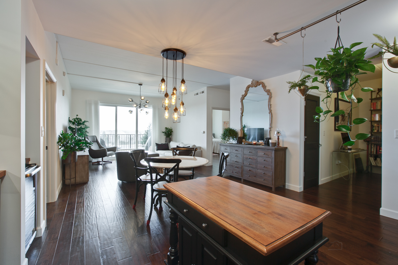 1199 East Port Clinton Road, Unit 405 Vernon Hills, IL 60061 - Photo 8 of 29 a view of a dining room with furniture and window