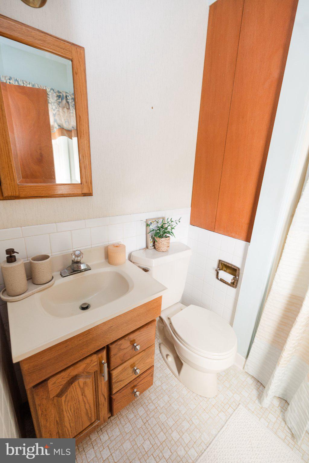 11307 Treeview Lane Monrovia, MD 21770 - Photo 21 of 63 a bathroom with a sink a toilet and mirror