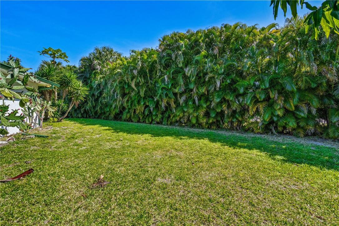 5313 Palm Drive Fort Pierce, FL 34982 - Photo 33 of 36 a view of yard with green space